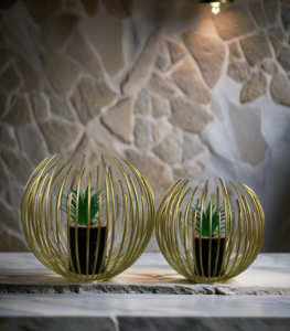 Golden Halo Planter