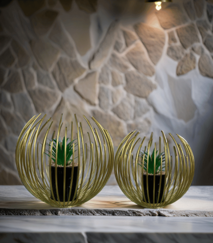 Golden Halo Planter