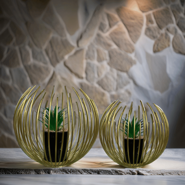 Golden Halo Planter